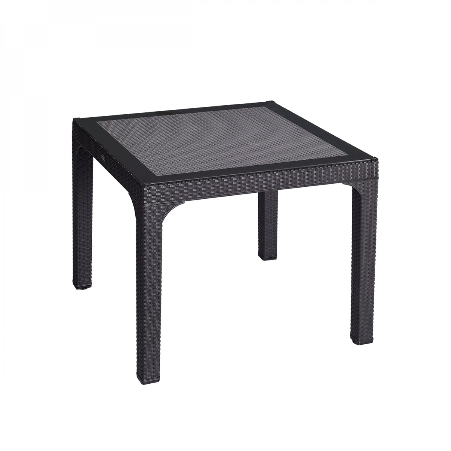 HM-710 TABLE RATTAN 90 X 90 - Dark Brown JDSI