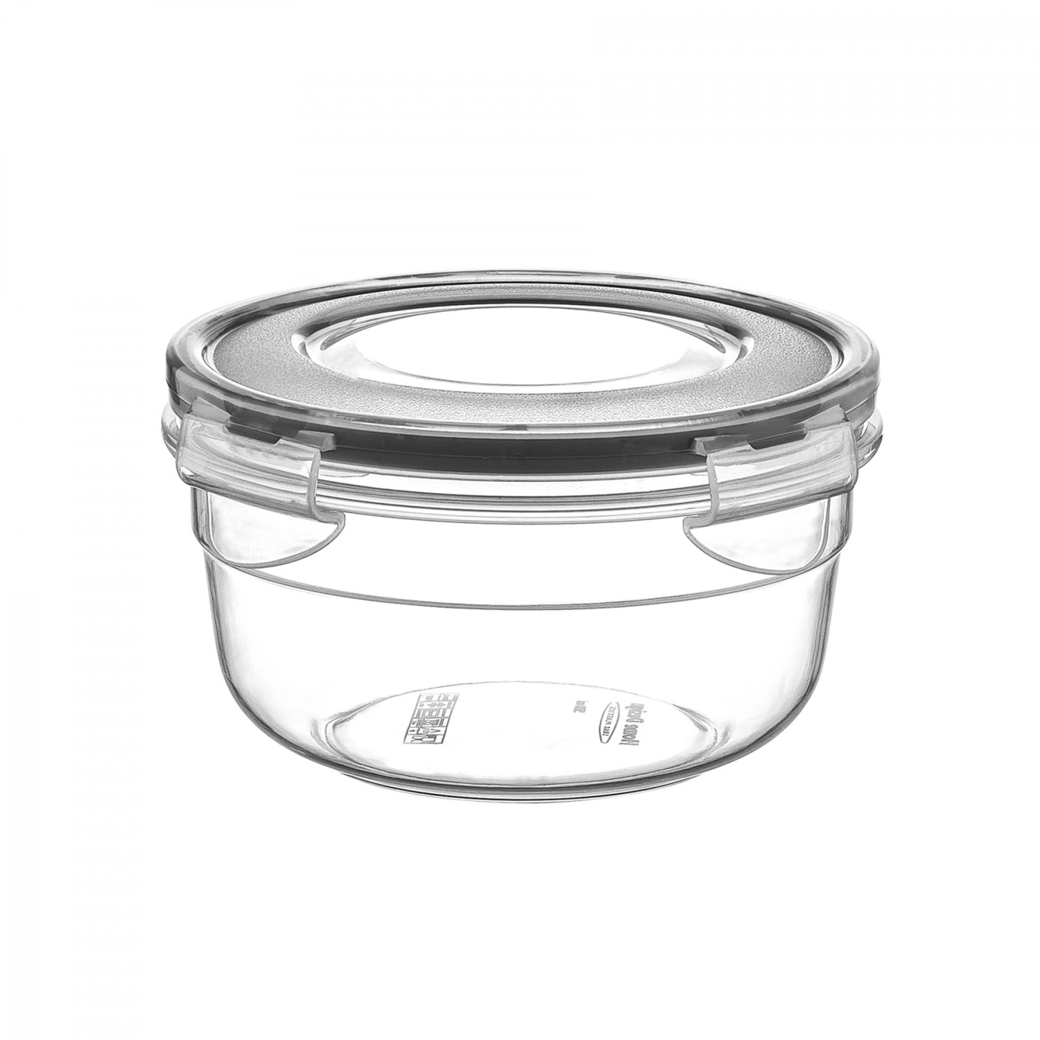 LC-405 FRESH BOX ROUND NO: 2 (0,5 LT.) - Transparent RSRD