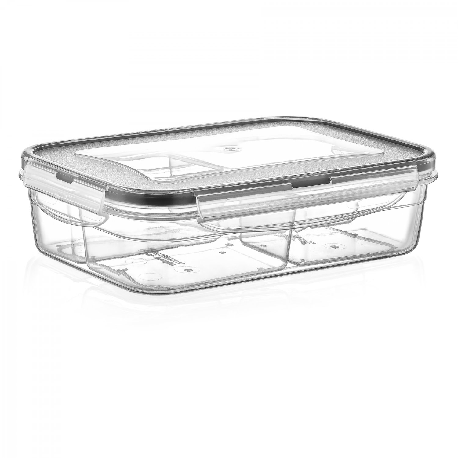 LC-520 FRESH BOX WITH 4 X REOMOVALE COMPARTMENT (0,25 LT. + 0,25 LT. + 0,25 LT. + 0,25 LT.) - Transparent RBNZ