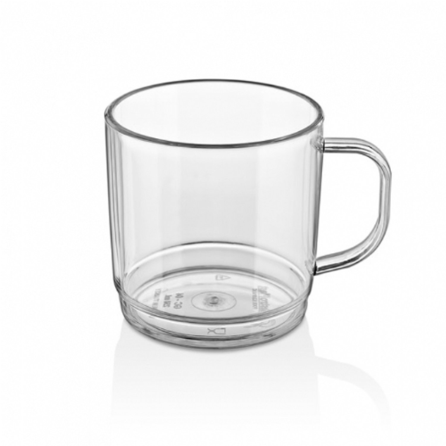 Coffee - Tea Mug PC 300 ml / 10,14 Oz - GC-05 - Clear 5BUF