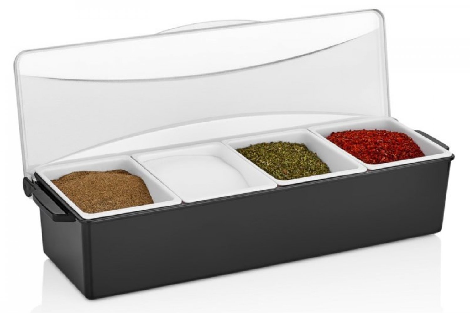 Garnish Tray With Lid - GSE-04 - Black L8ZA