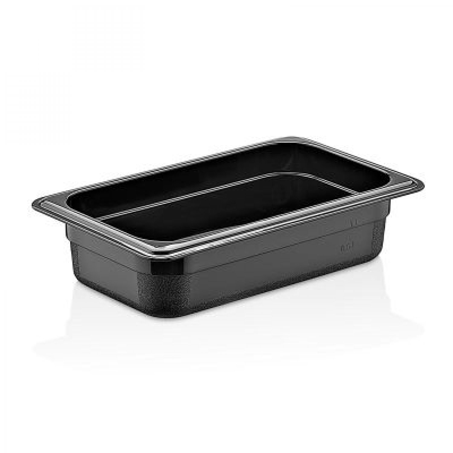 GN PC CONTAINERS 65 mm 1,5 Lt - 50 Oz - GNP-1465 - Black D4TJ