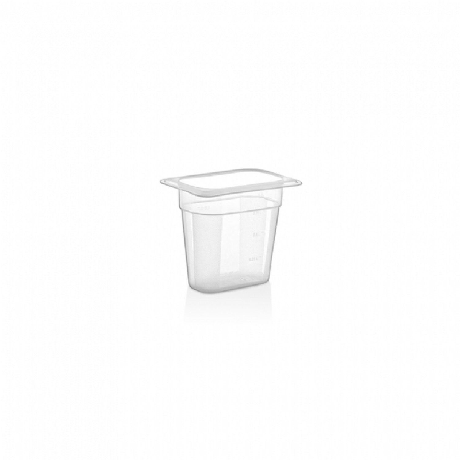 GN PP CONTAINER 150 mm 1 Lt - 33 Oz - GNPP-19150 - Clear R034