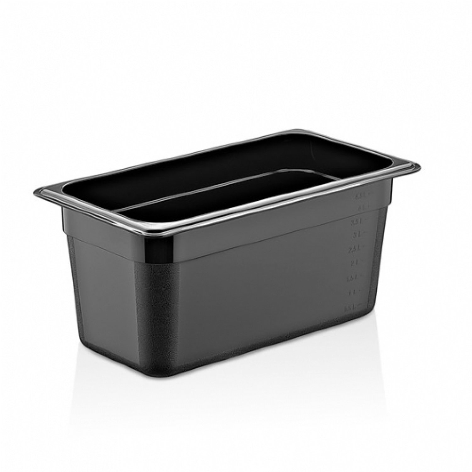  GN PP CONTAINER 150 mm 5 Lt - 169 Oz -  GNPP-13150 - Black 78Y9