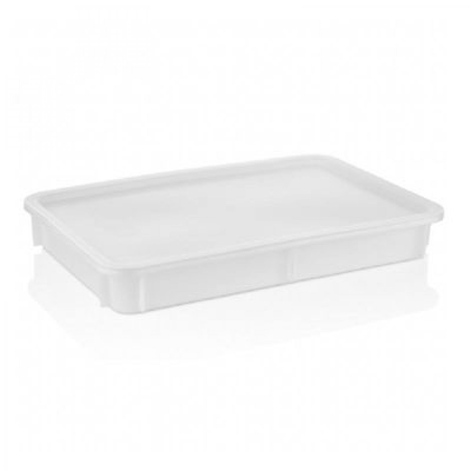  Pizza Dough Box - 600 x 400 x 75 mm - GPHPE-75 - White BXW1