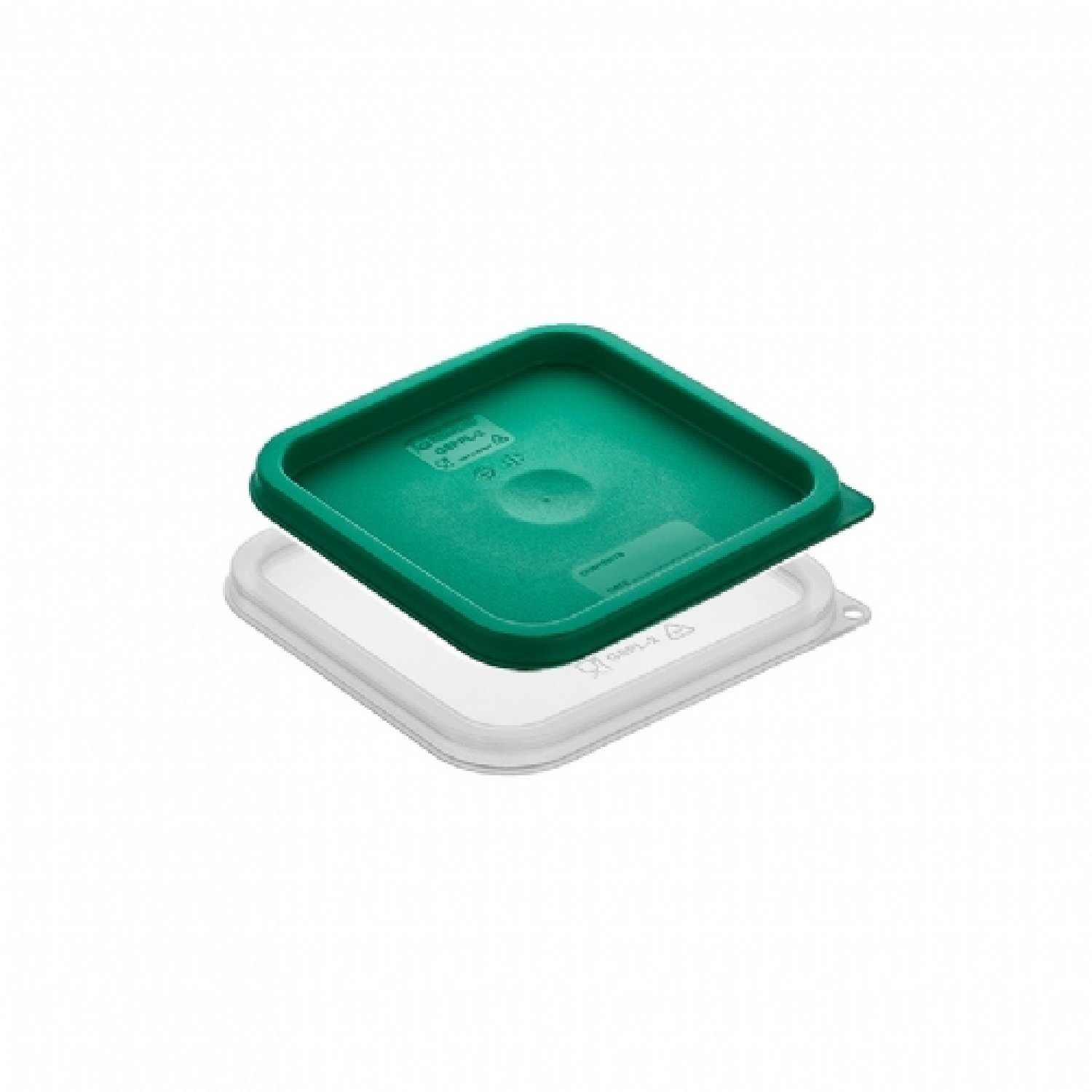 PP Lid for Square Container - GSPPL-2 - 1.9/3.8 Lt - Green JQSO