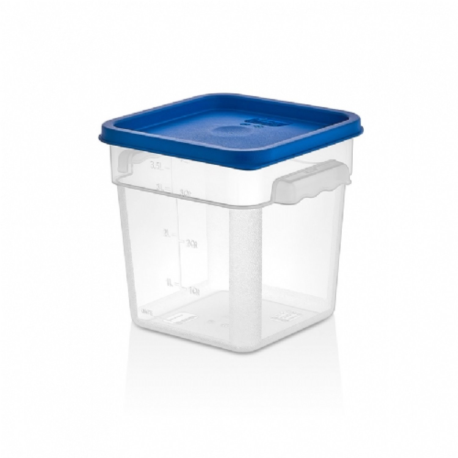 Square Container - GSPP-4 - 3.8 Lt - 128 Oz - Clear RVOP