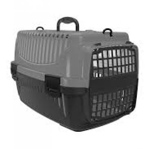 PT-100 PET CARRIER WITH PLASTICS FRONT DOOR NO: 1 - Sand Grey