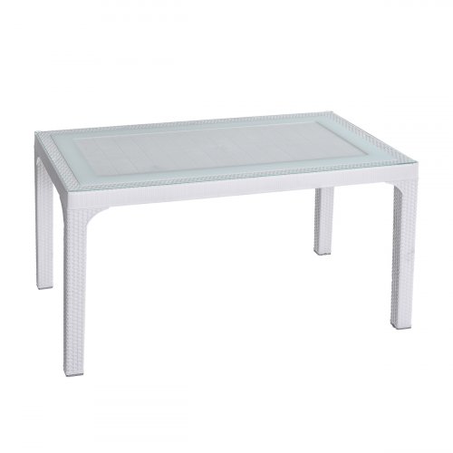 TABLE RATTAN 80 X 140 - Cappucino