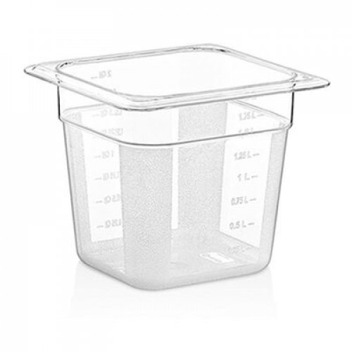 GN PC CONTAINER 150 mm 2 Lt - 67 Oz - GNP-16150 - Clear