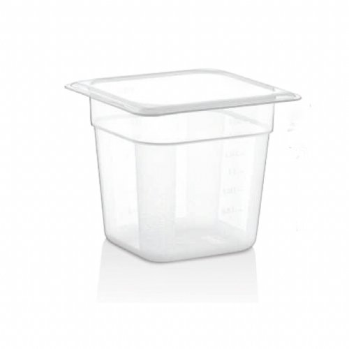 GN PP CONTAINER 150 mm 2 Lt - 67 Oz - GNPP-16150 - Clear