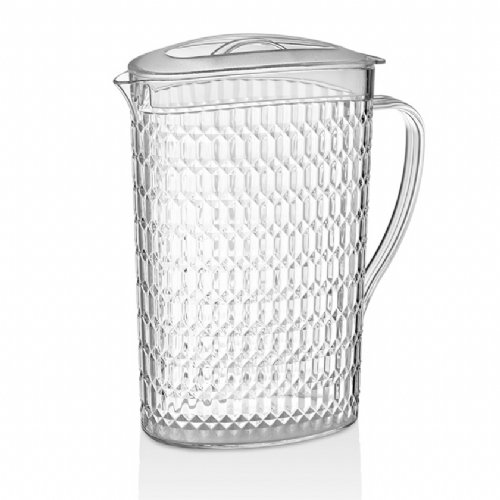 PC Diamond Pitchers With Lid 2.2 lt / 74,39 Oz - GSRH-01 - Clear