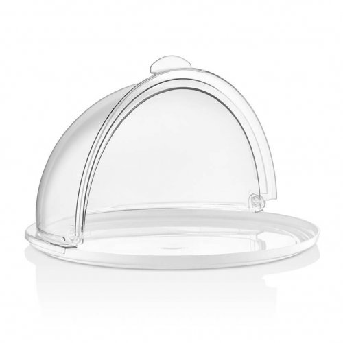 Round Roll-Up Dome Cover PC - GFM-13 - Ø 395 mm - Clear